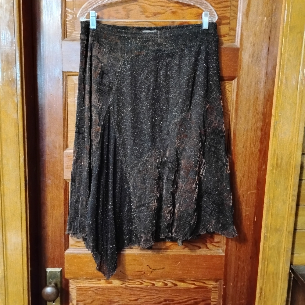 Size Large Brown Sparkly Skirt